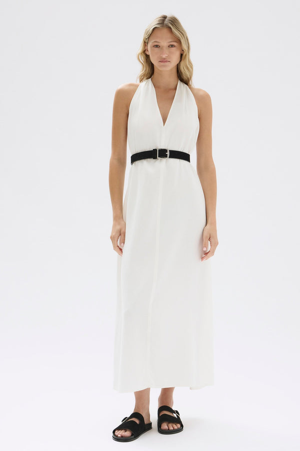 Re-Worn Morgan Halter Midi Dress