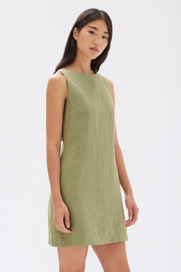 Nadine Linen Mini Dress