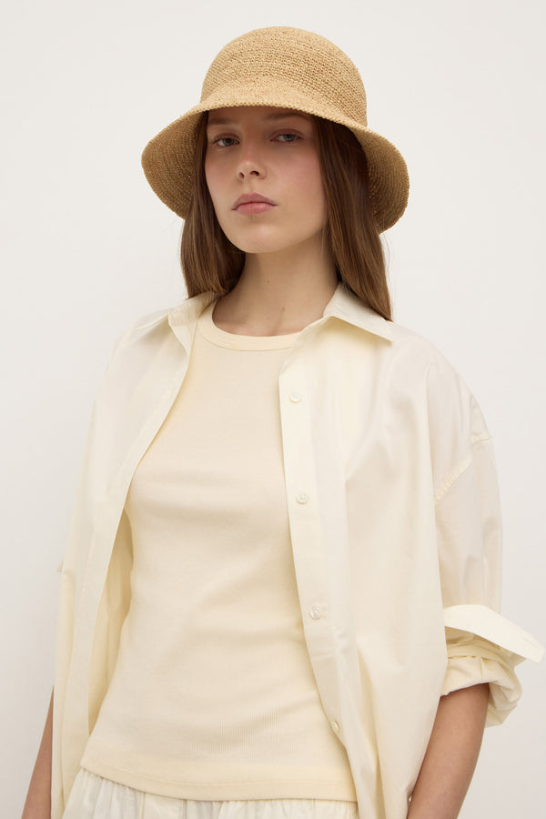 Raffia Bucket Hat