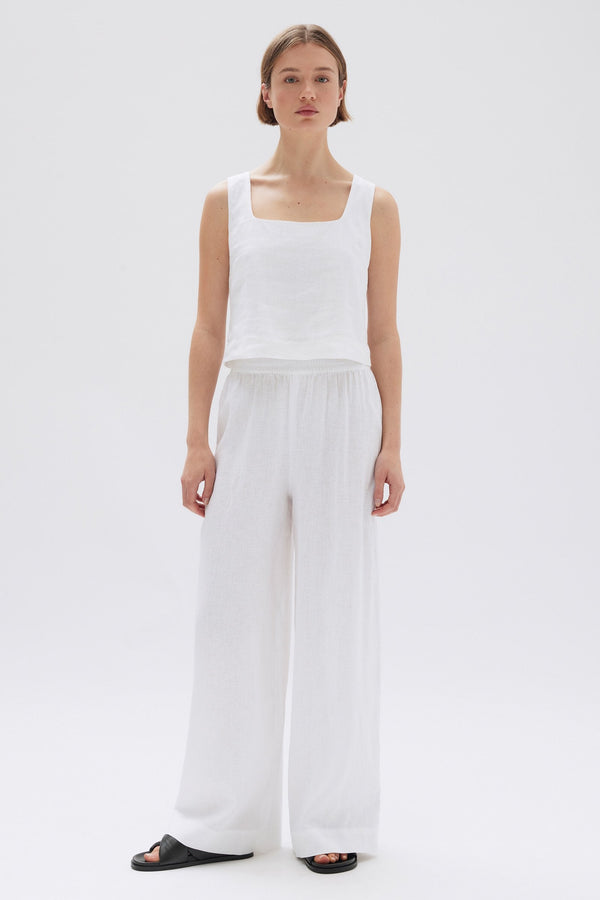 Re-Worn Georgina Linen Top