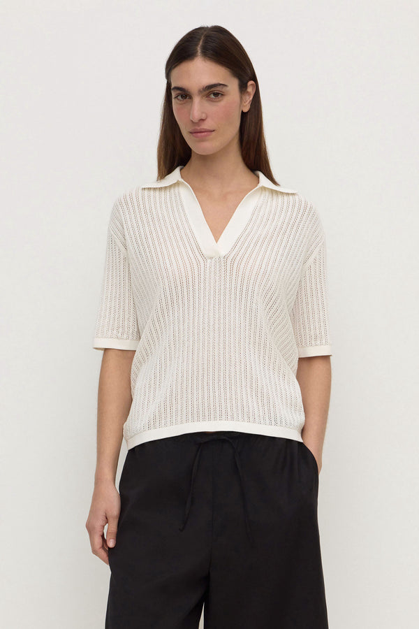 Nina_Cotton_Knit_Polo_Antique_White_1716