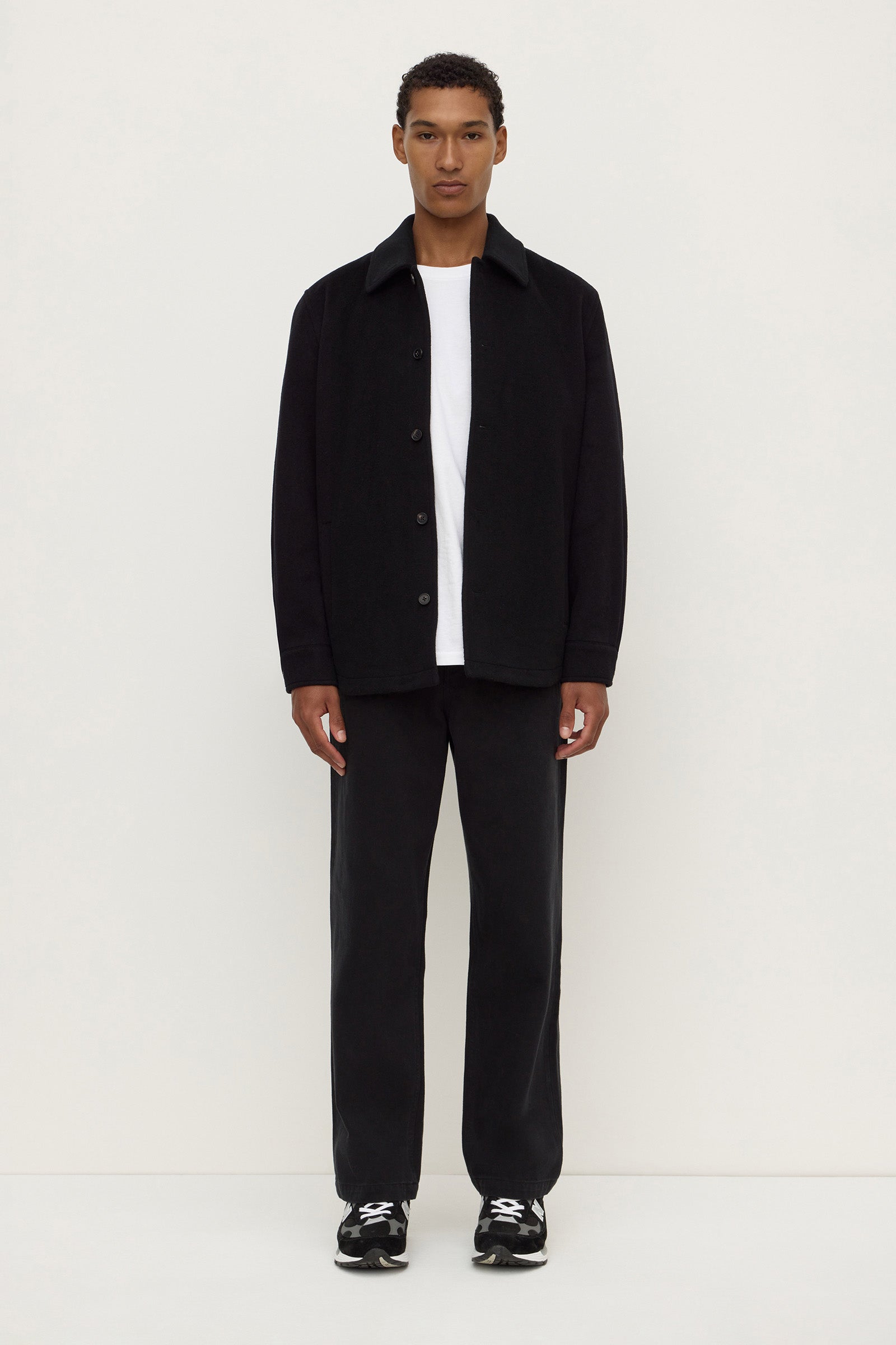 Mens Noah Wool Jacket Black | Assembly Label