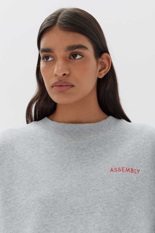 Assembly label 2024 logo fleece sweater