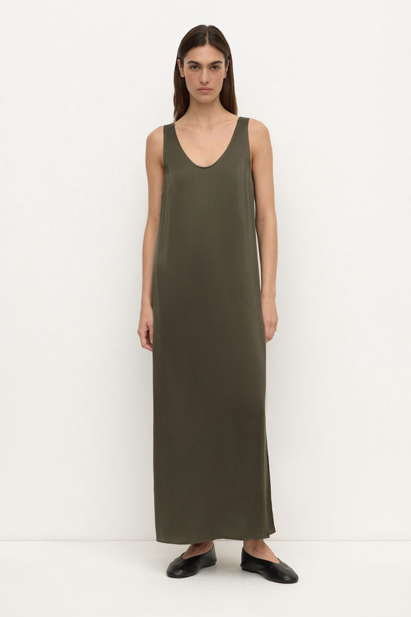 Re-Worn Womens Pippa Silk Tank Dress