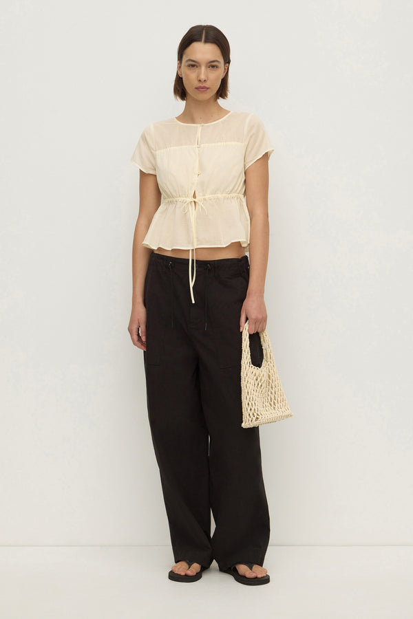 Quinn Voile Tie Top