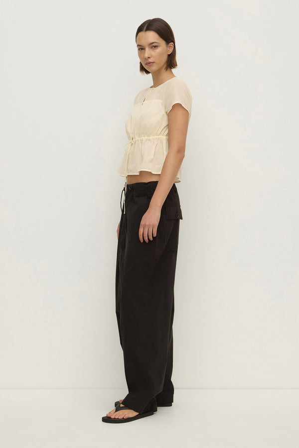 Quinn Voile Tie Top