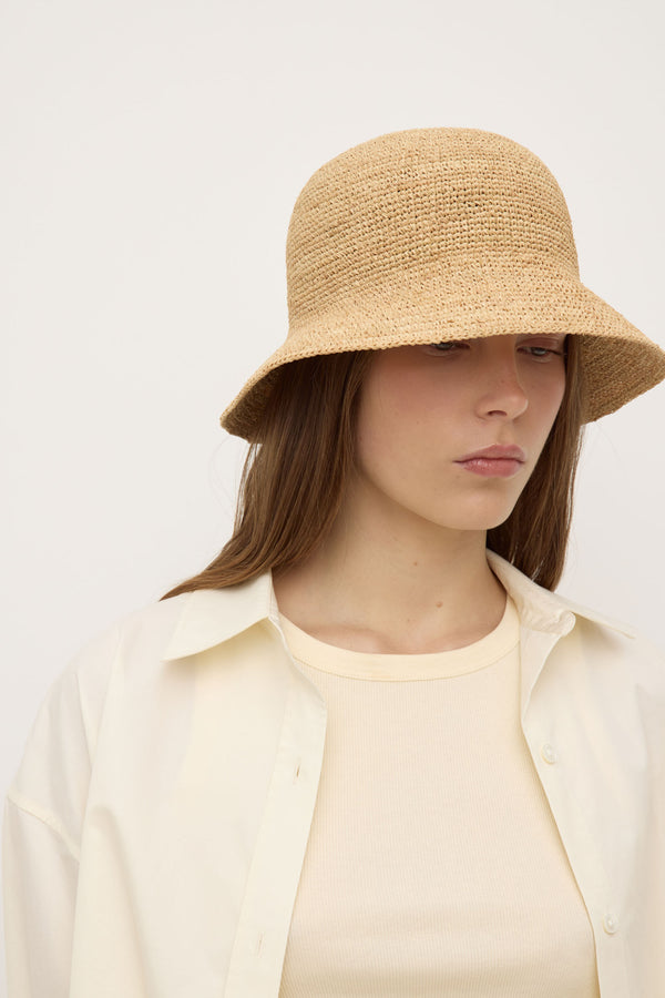 Raffia Bucket Hat