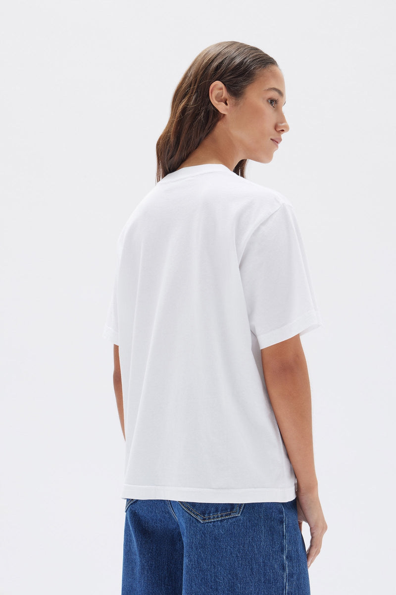 Sleeve Detail Tee - White