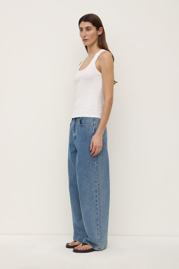 Re-Worn Robyn Scoop Neck Rib Tank