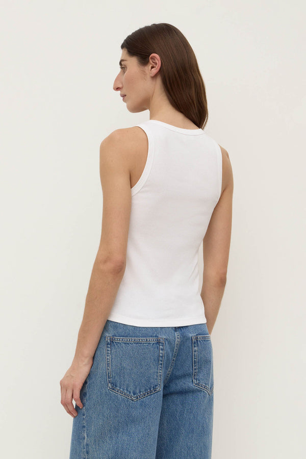 Re-Worn Robyn Scoop Neck Rib Tank