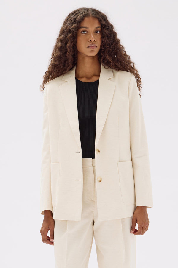 Simone Cotton Linen Blend Jacket