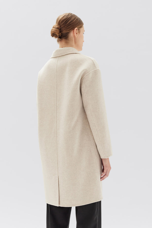 Single Breasted Wool Coat
