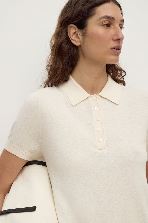 Sloane Cotton Cashmere Polo