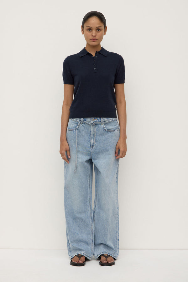 Sloane Cotton Cashmere Polo