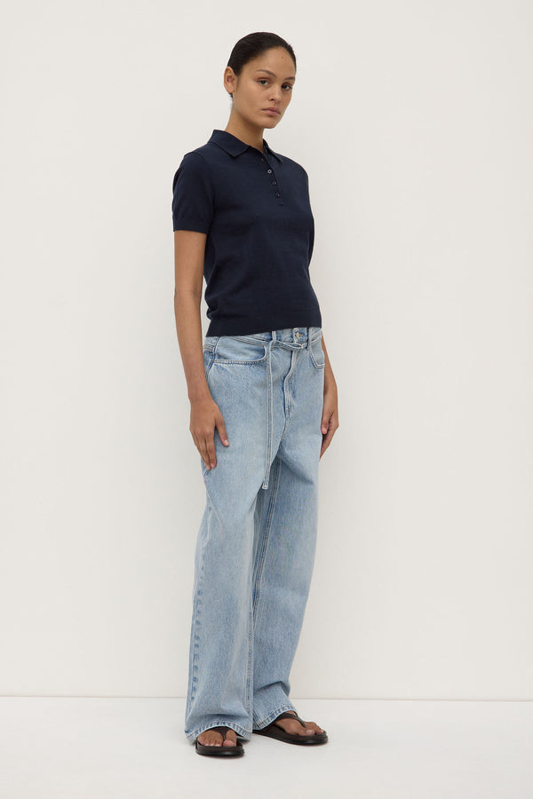 Sloane Cotton Cashmere Polo