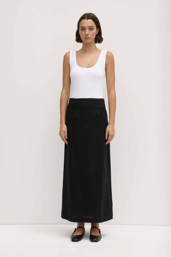 Solis Linen Maxi Skirt