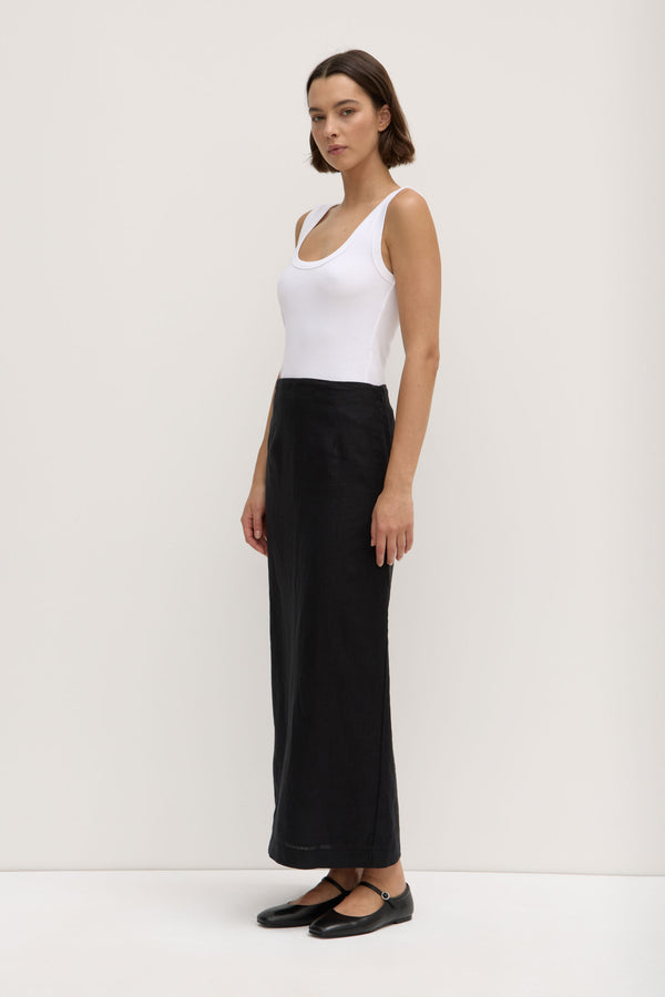 Solis Linen Maxi Skirt