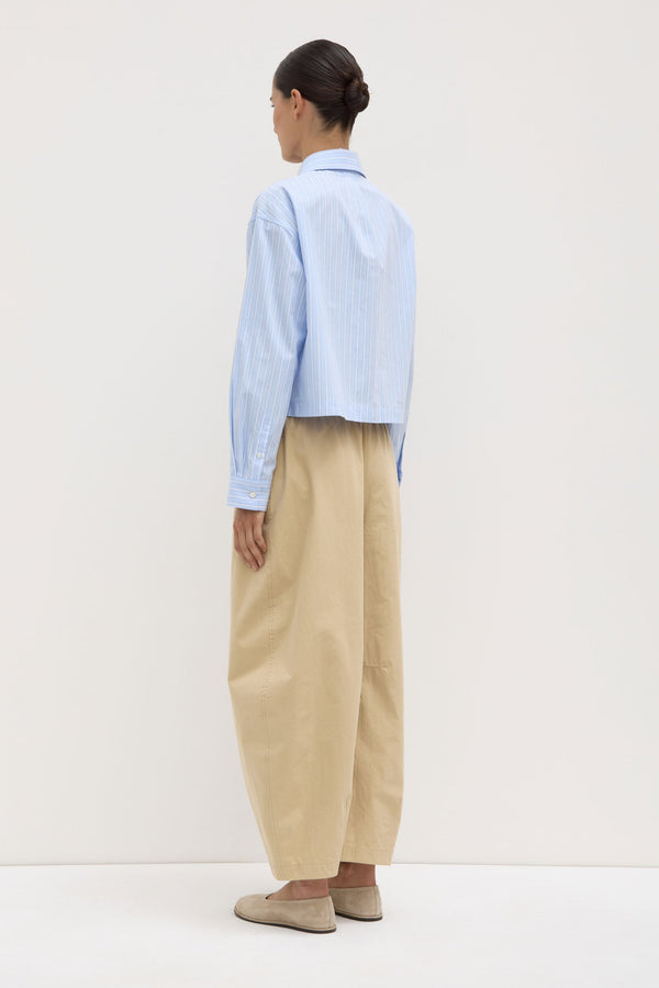 Re-Worn Tessa Poplin Cropped Shirt