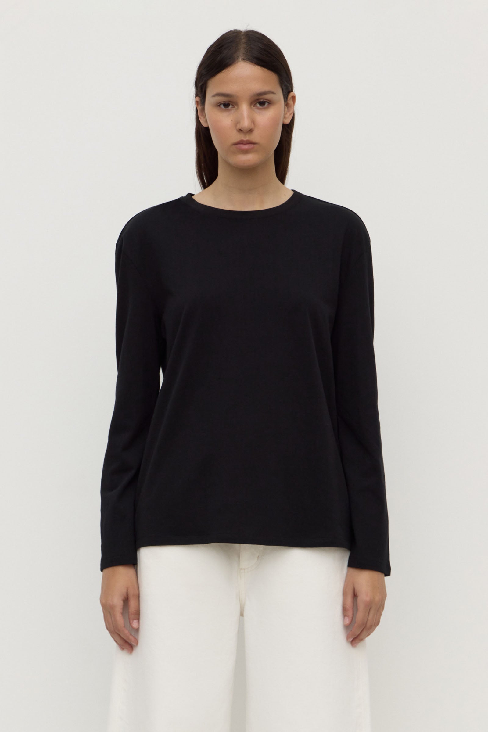 Womens Thea Long Sleeve Tee Black | Assembly Label