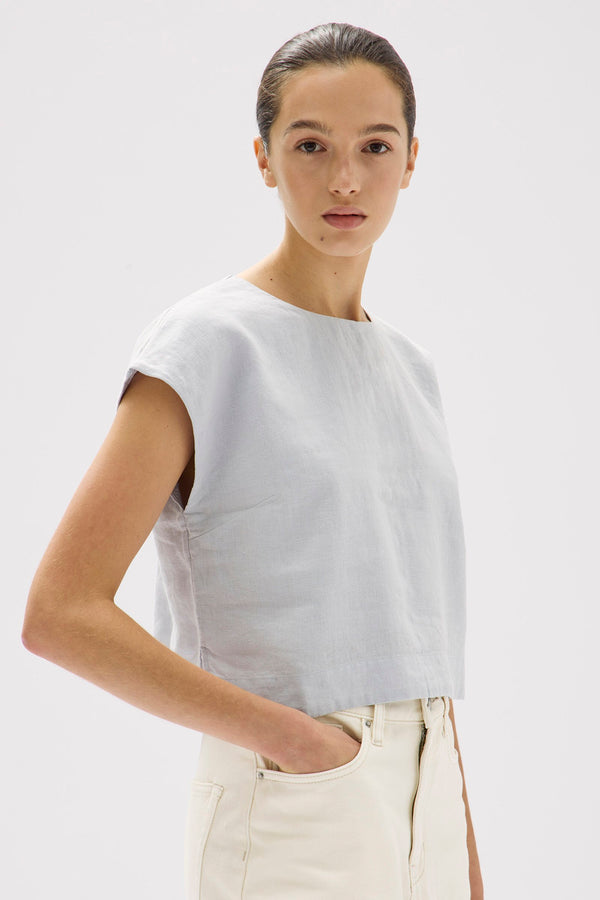 Re-Worn Tori Linen Top