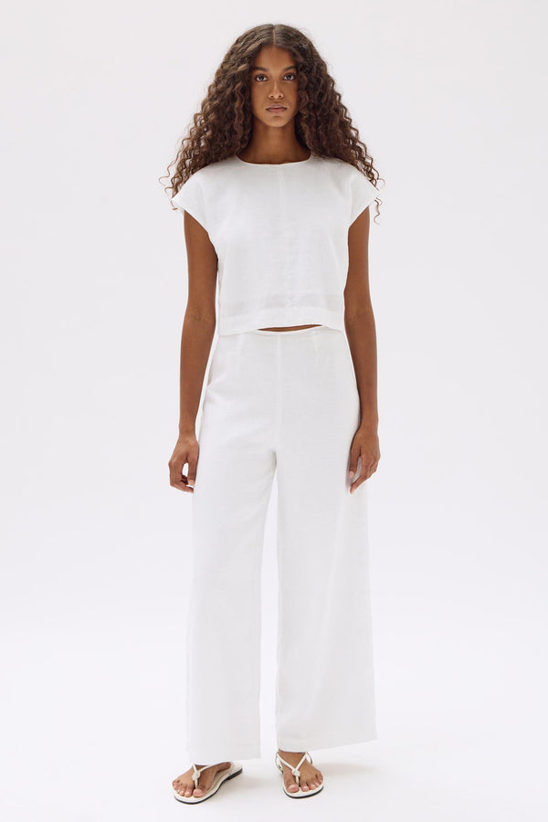 Re-Worn Tori Linen Top