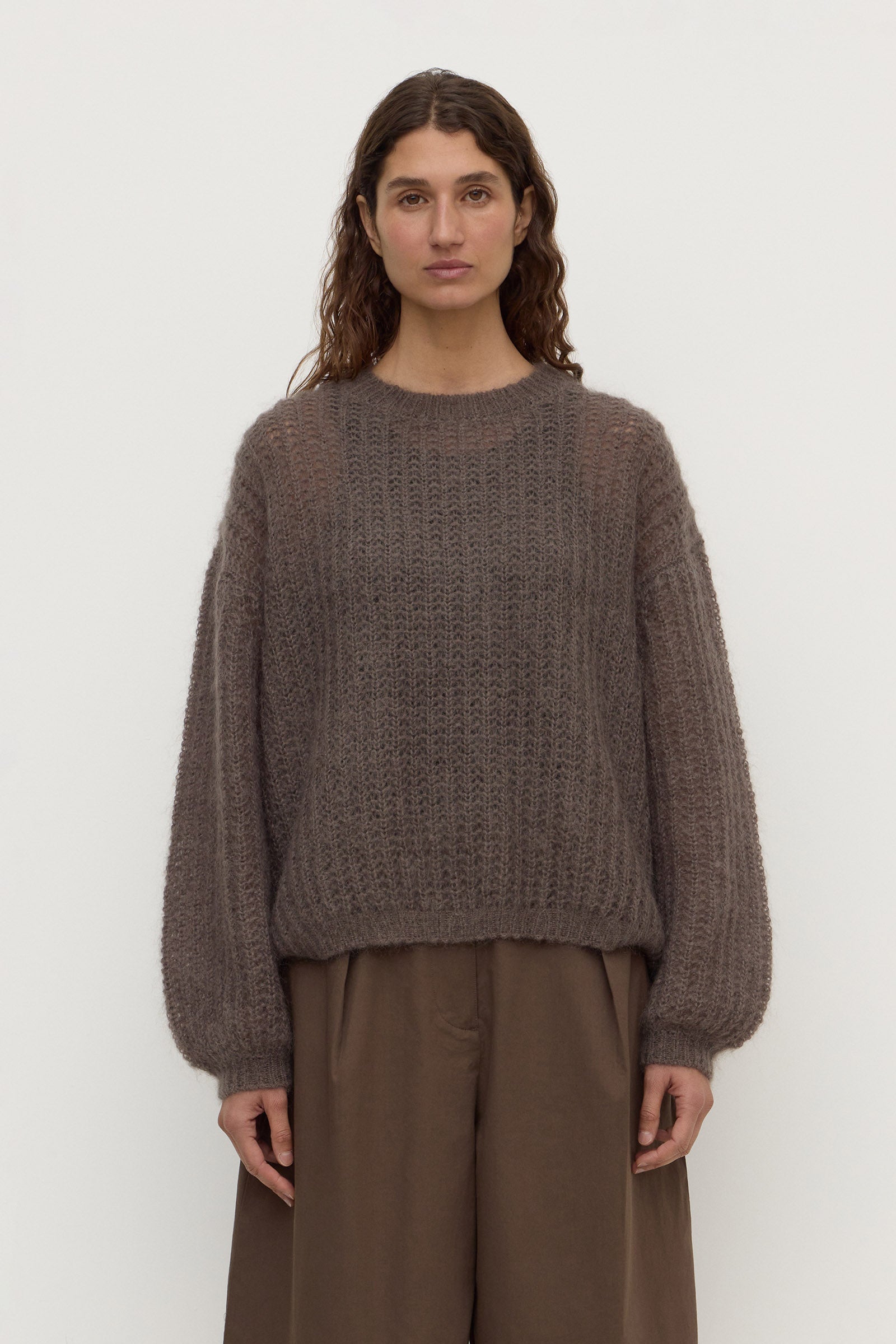 Womens Tulsa Mohair Knit Bark | Assembly Label
