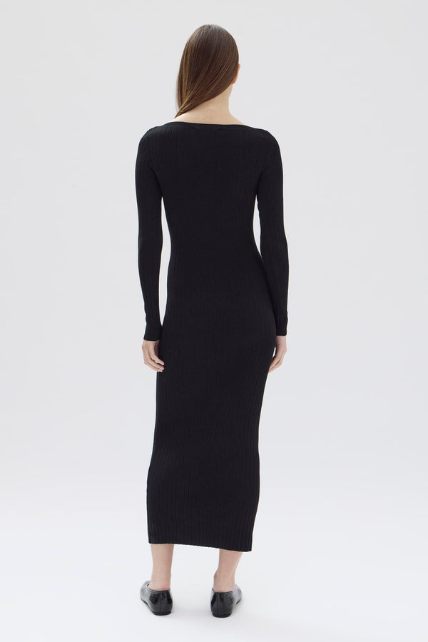 Re-Worn Vienna Long Sleeve Knit Dress