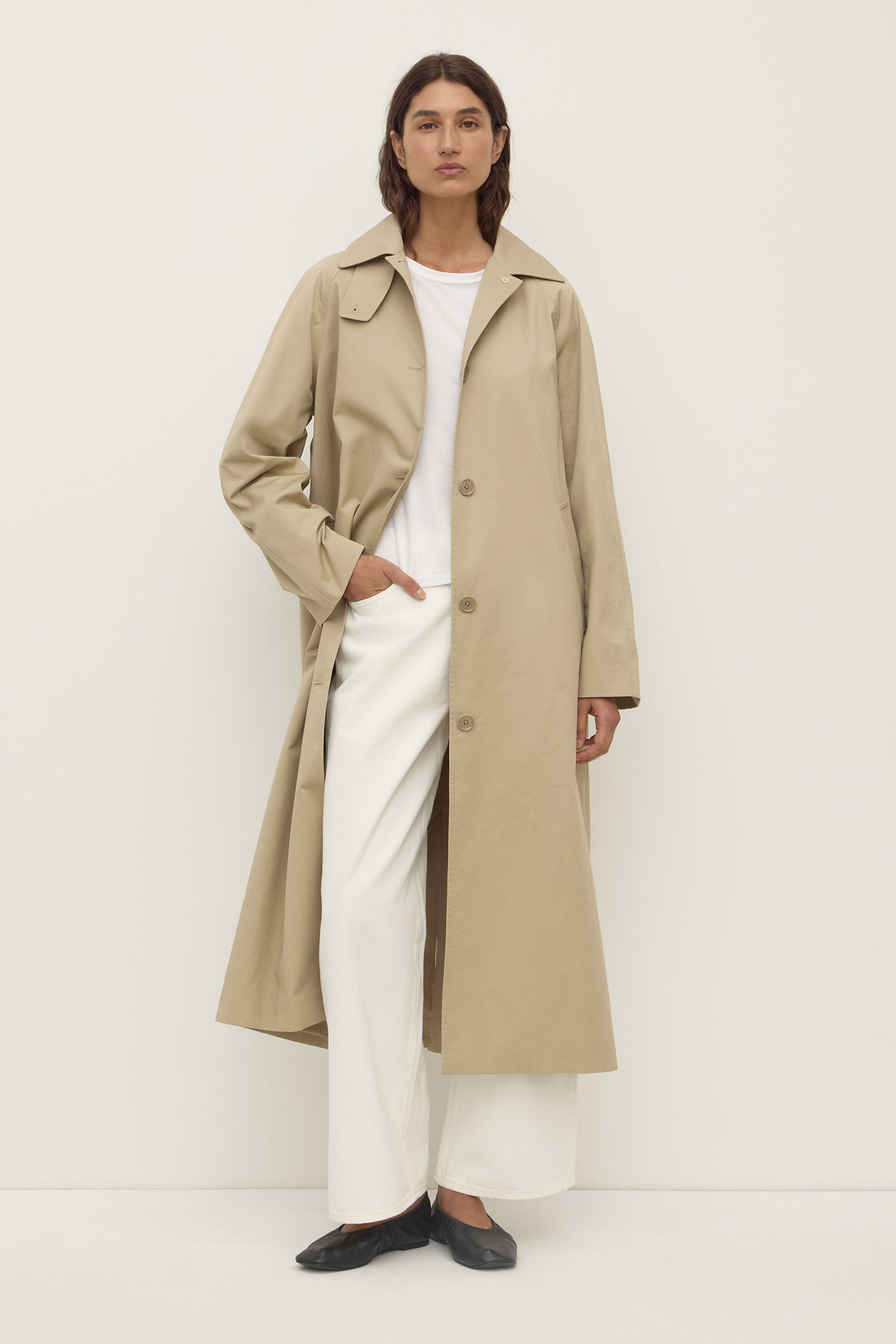 Womens Waverly Car Coat Sand | Assembly Label