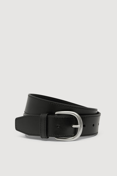 1827 Women\'s Wide Leather Belt, Black DSC06789_cut_600x.jpg?v=1612308762 main image 4