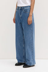 Womens Boyfriend Jean - Dark Stone