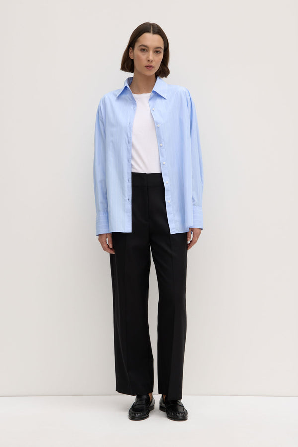 Re-Worn Womens Otis Poplin Stripe Shirt