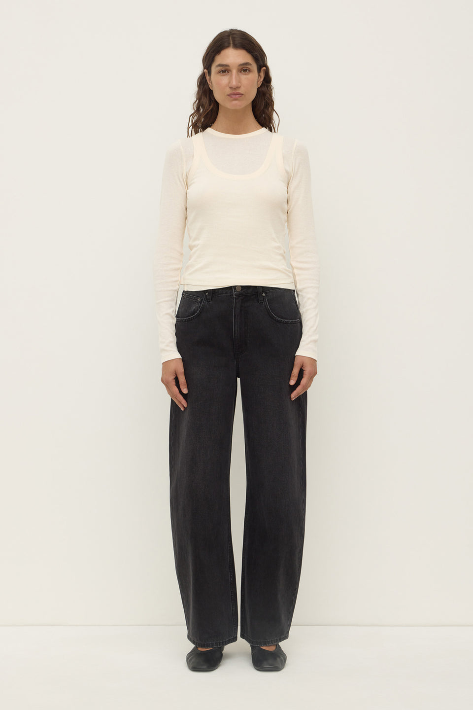 Assembly Label Zali Long Sleeve Tee - White