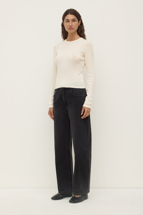 Assembly Label Zali Long Sleeve Tee - Cream