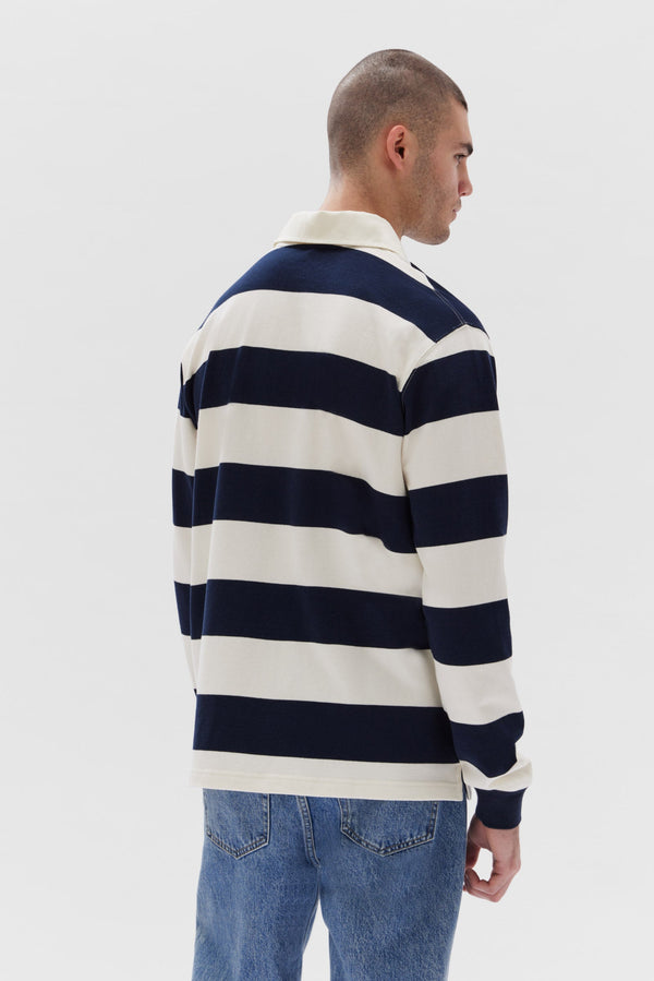 Re-Worn Wade Striped Polo