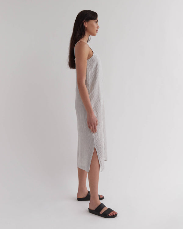 Re-Worn Linen Slip Dress