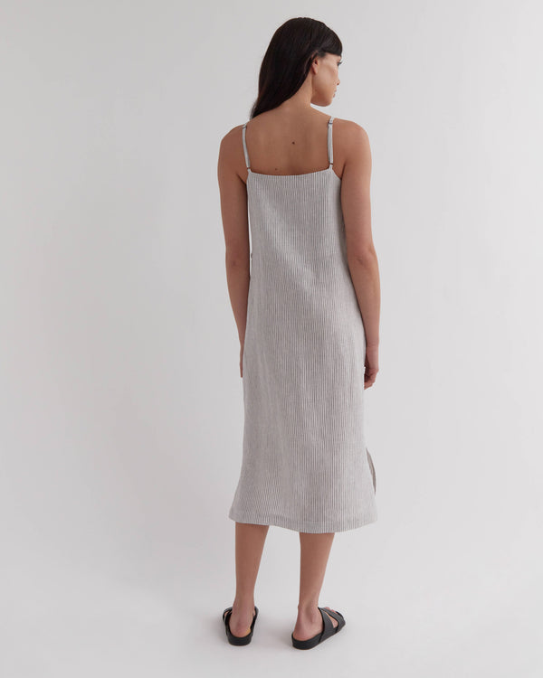 Re-Worn Linen Slip Dress