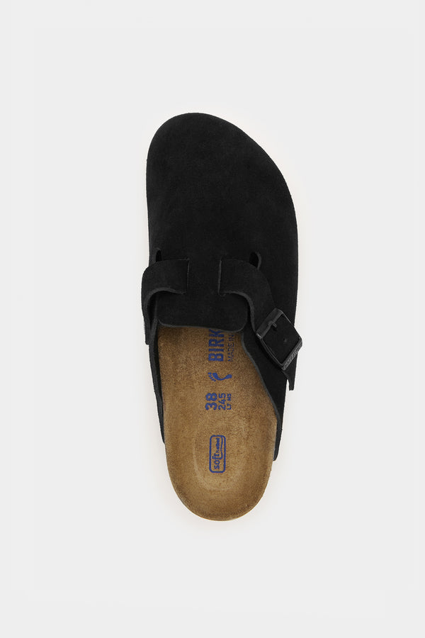 Boston Birkenstock Black Suede | Assembly Label