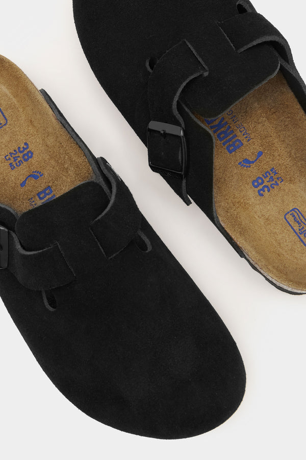 Boston Birkenstock Black Suede | Assembly Label