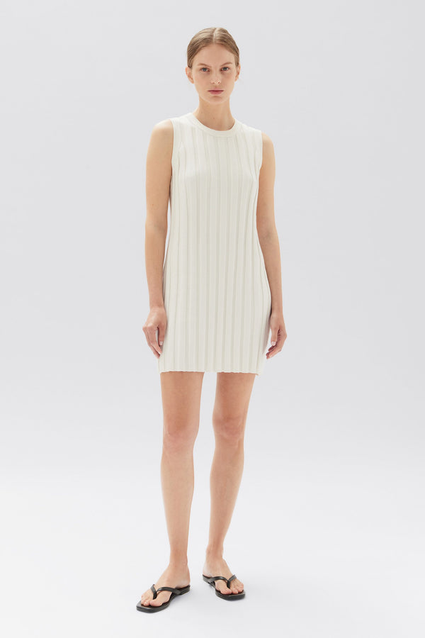 Alana Knit Rib Mini Dress