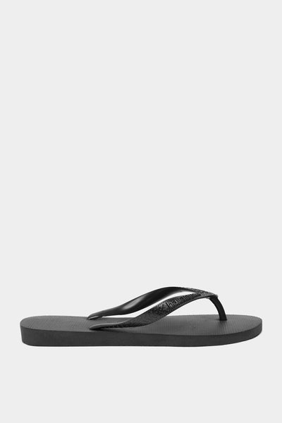 Unisex Havaianas Top Thong Black Assembly Label