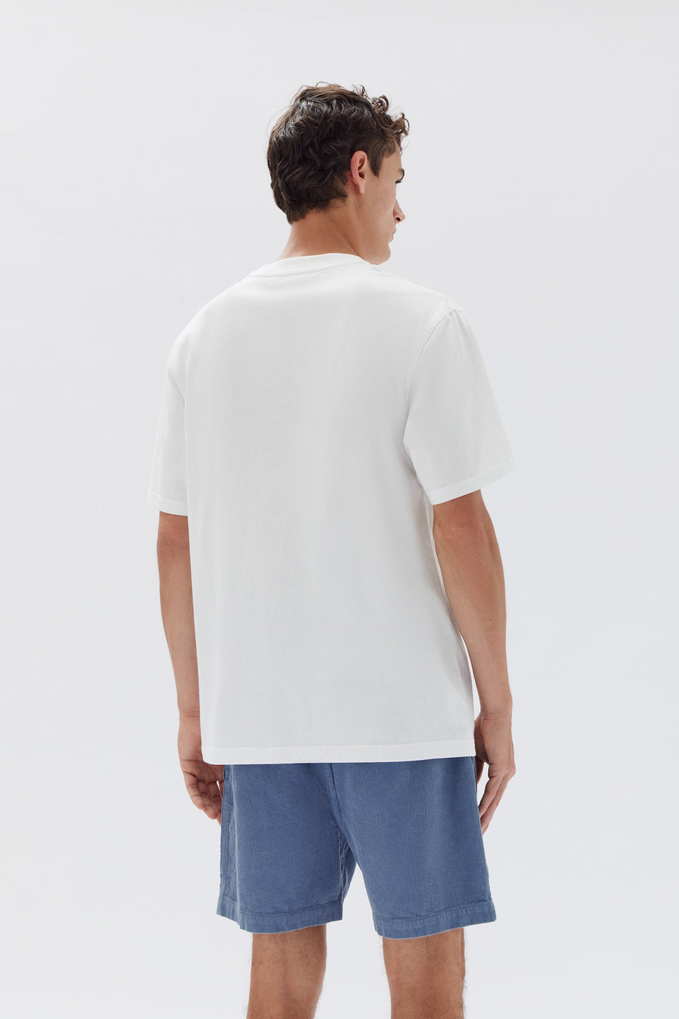 Mens Knox Oversized Organic Tee Antique White | Assembly Label