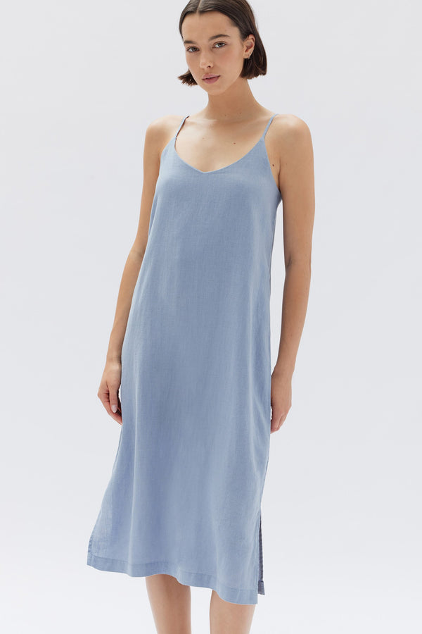 Light grey slip 2025 dress