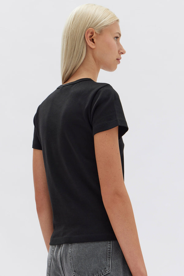 Distressed Black Jersey Layer Long Sleeve Tee - Assembly New York