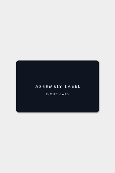 Assembly Label Gift Cards | Assembly Label