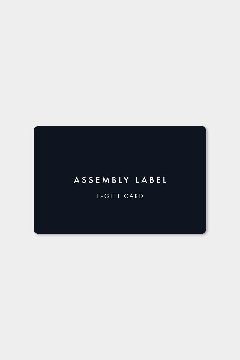 Assembly Label Gift Cards | Assembly Label