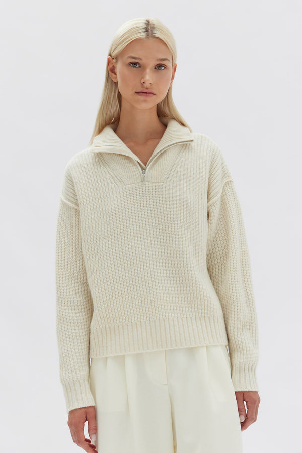 Monicka Quarter Zip Sweater