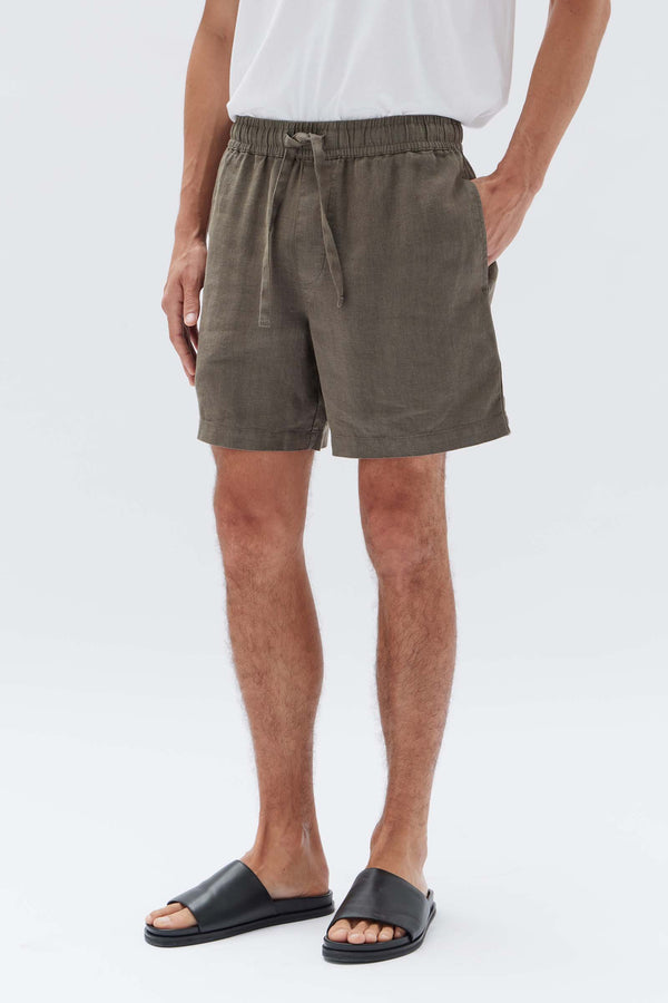 Mens linen shorts top