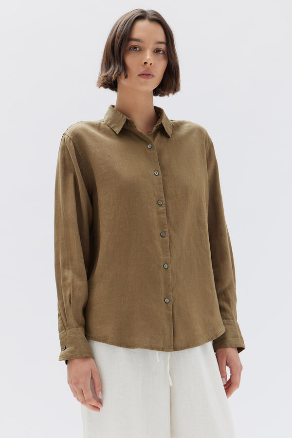 Assembly label clearance xander shirt dress