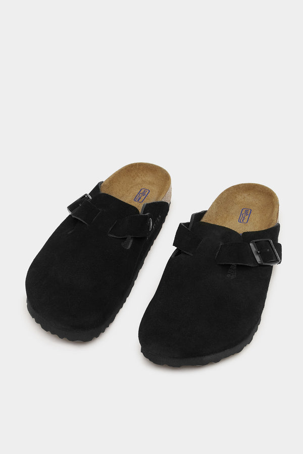 Boston Birkenstock Black Suede | Assembly Label