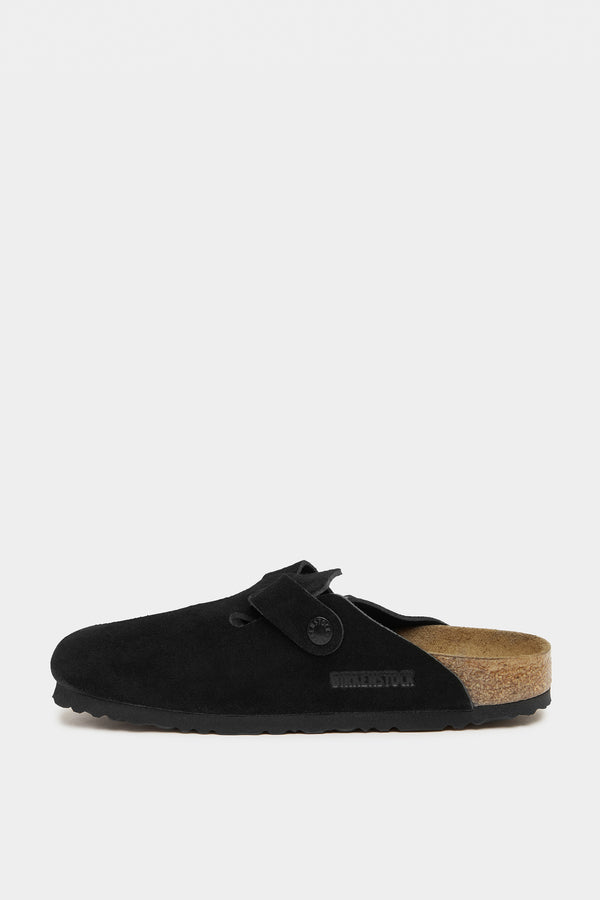 Boston Birkenstock Black Suede | Assembly Label